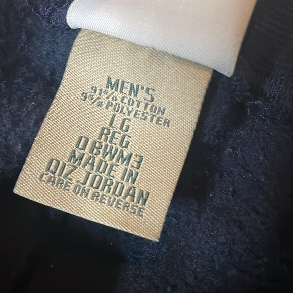 LL Bean Men's Sweatpants. Vintage. Large. Navy Blue. Great condition! - Picture 3 of 7